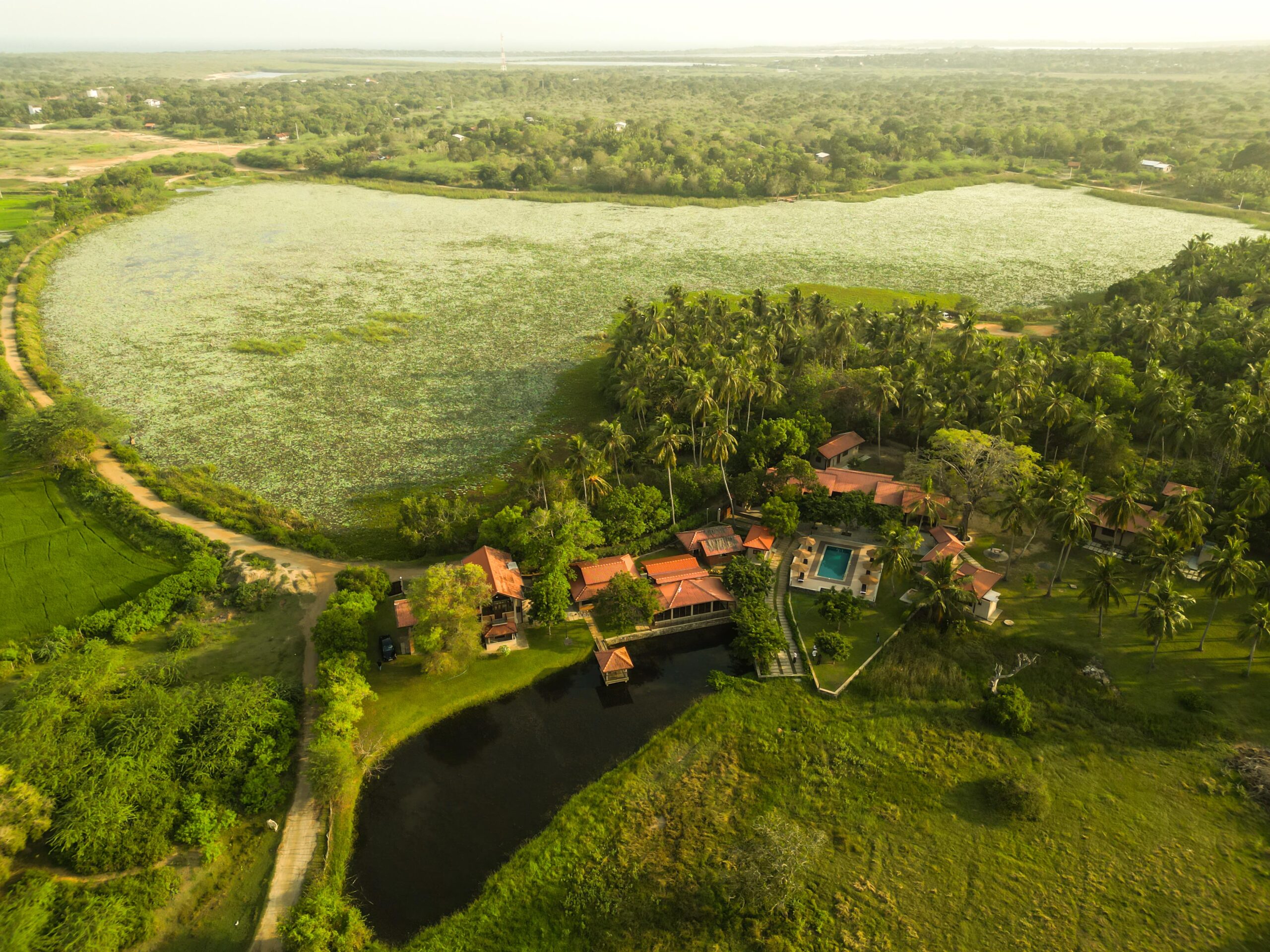 Walawe River Safari - from Malala Retreat view 2